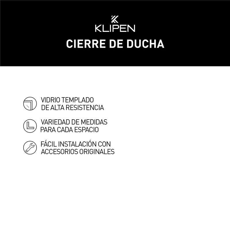 CIERRE DE DUCHA SQUARE 120X198 CM