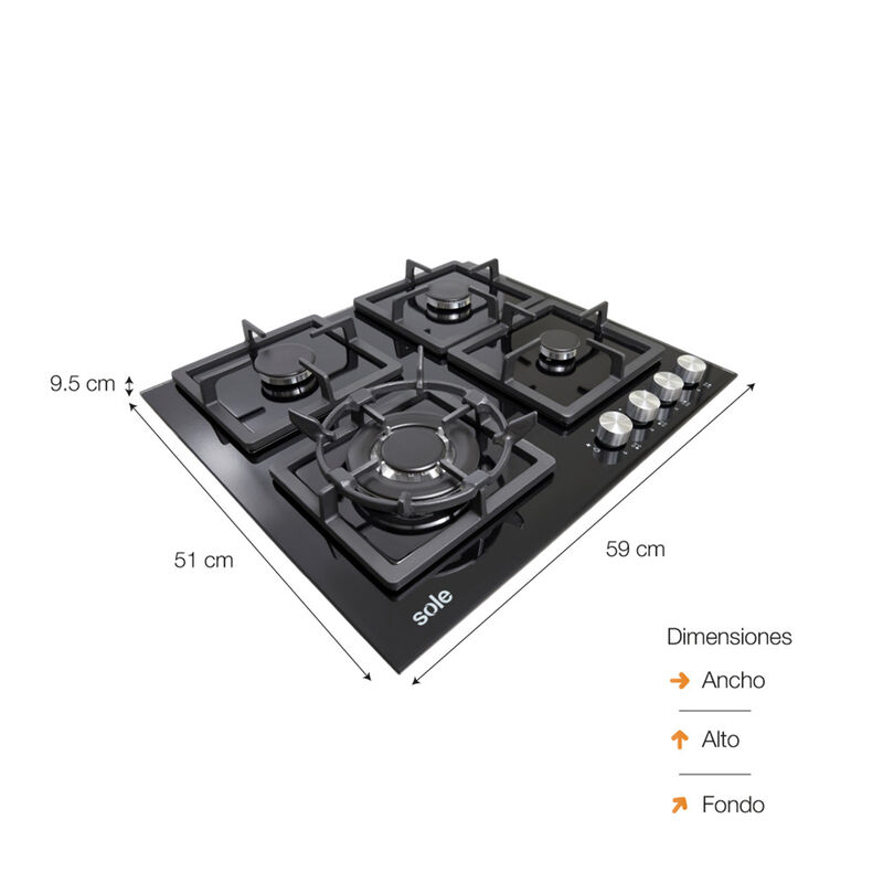 COMBO DE COCINA SOLCO040 + TURE63CO (2 BT)