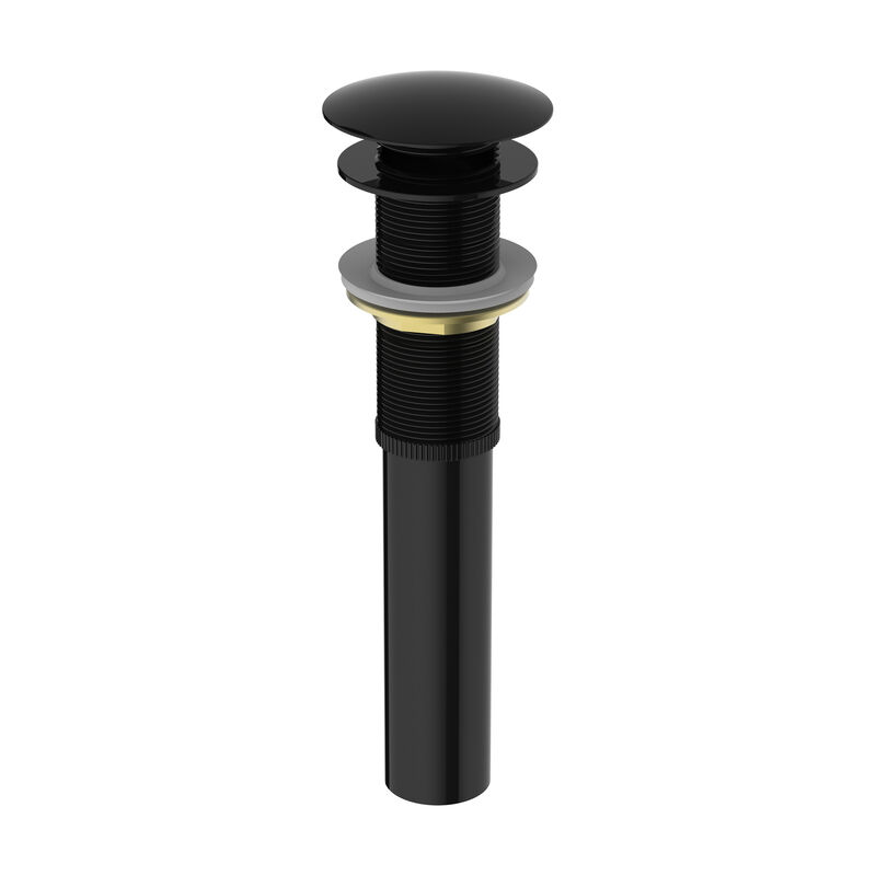 DESAGUE PARA LAVATORIO NEGRO MATE SIN REBOSE