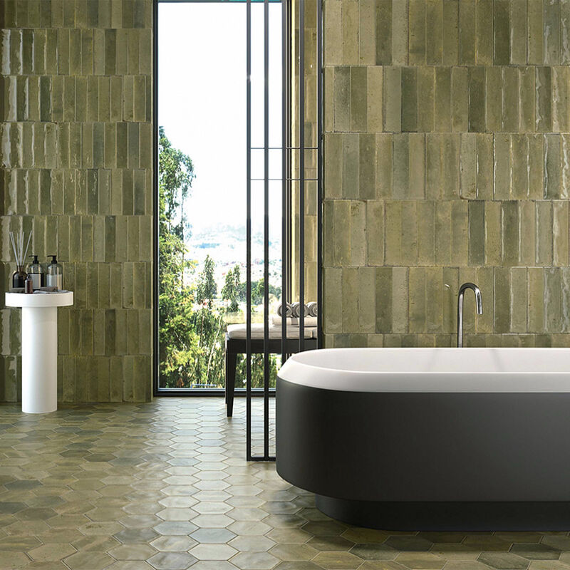 PORCELANATO ESMALTADO LUME MUSK BRILLO 6X24 CM