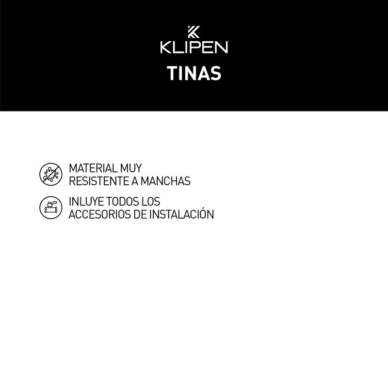 KLIPEN TINA TENERIFE 170X80X63 CM RECTANGULAR