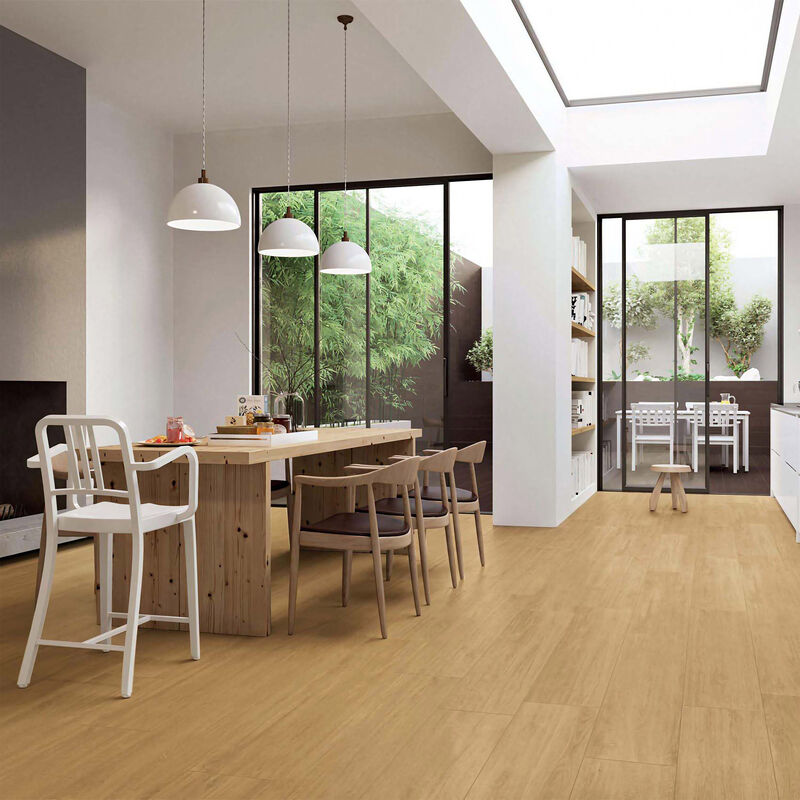 PORCELANATO ESMALTADO GUAYACAN HONEY MATE 14.5X90 CM