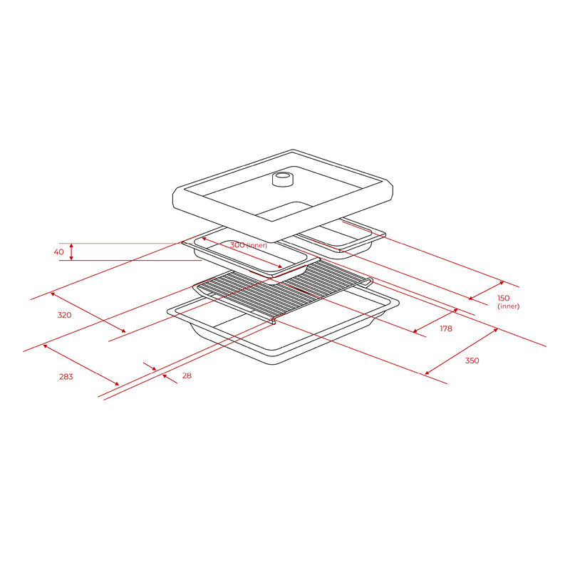 KIT STEAMBOX 60 CM