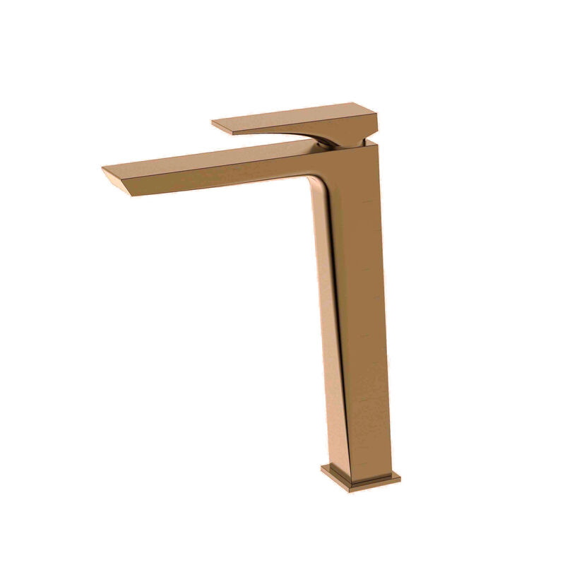 MONOMANDO MEZCLADOR LAVAMANOS KUBIKA ALTA ROSE GOLD 3.8 LPM