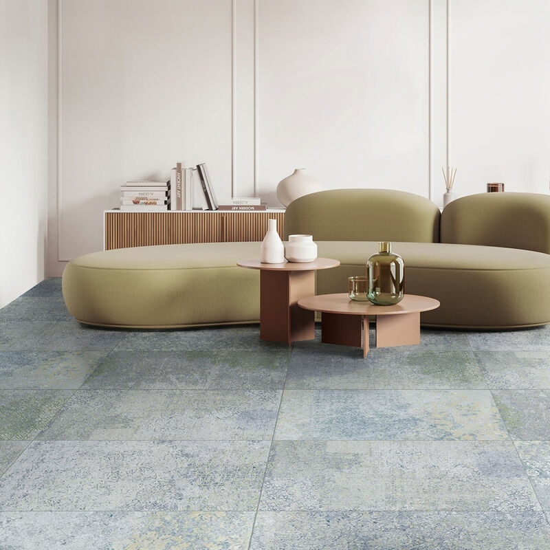 PORCELANATO ESMALTADO BOHEMIAN BLUE NATURAL 49.75X99.55 CM