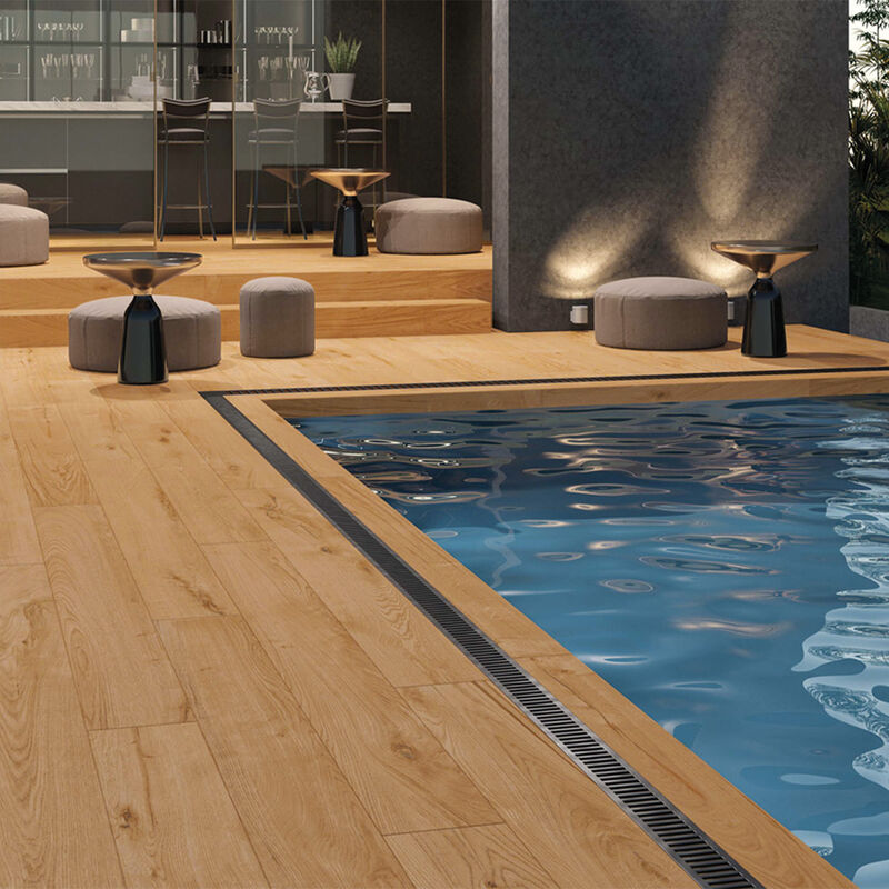 PORCELANATO ESMALTADO DAKOTA HONEY MATE 19.2X120 CM