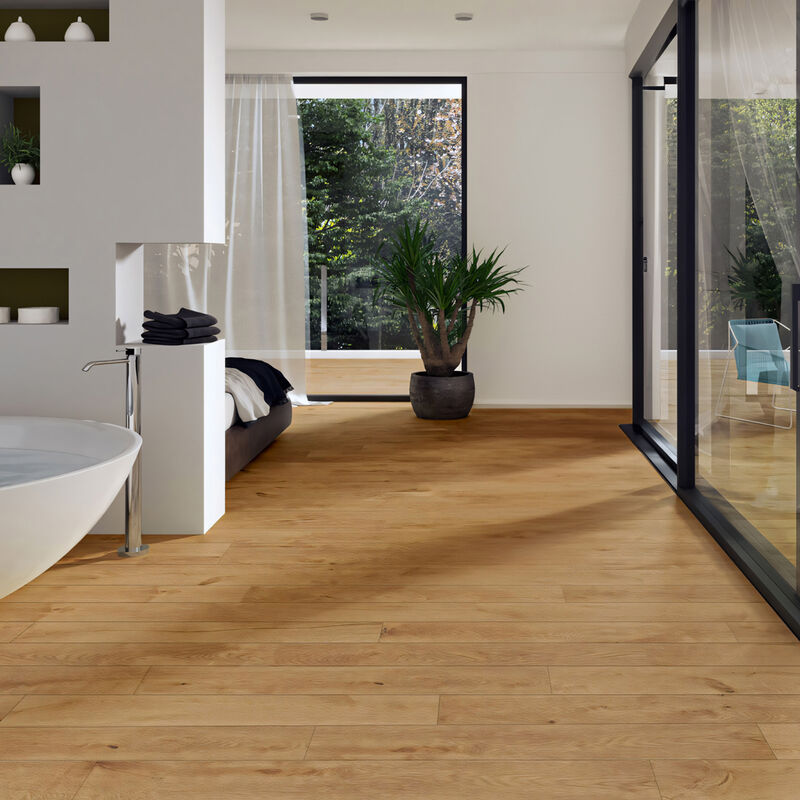 PORCELANATO ESMALTADO DAKOTA HONEY MATE 19.2X120 CM