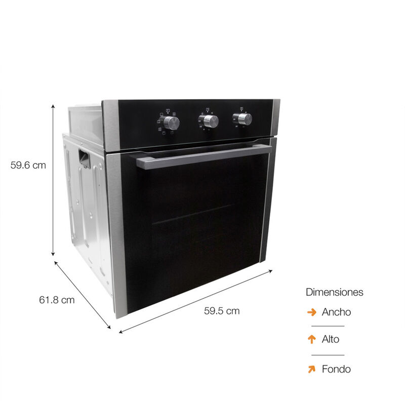 HORNO ELÉCTRICO SOLHO010V3 60 CM 59.5X61.8X59.6 CM SOLE - CHINA