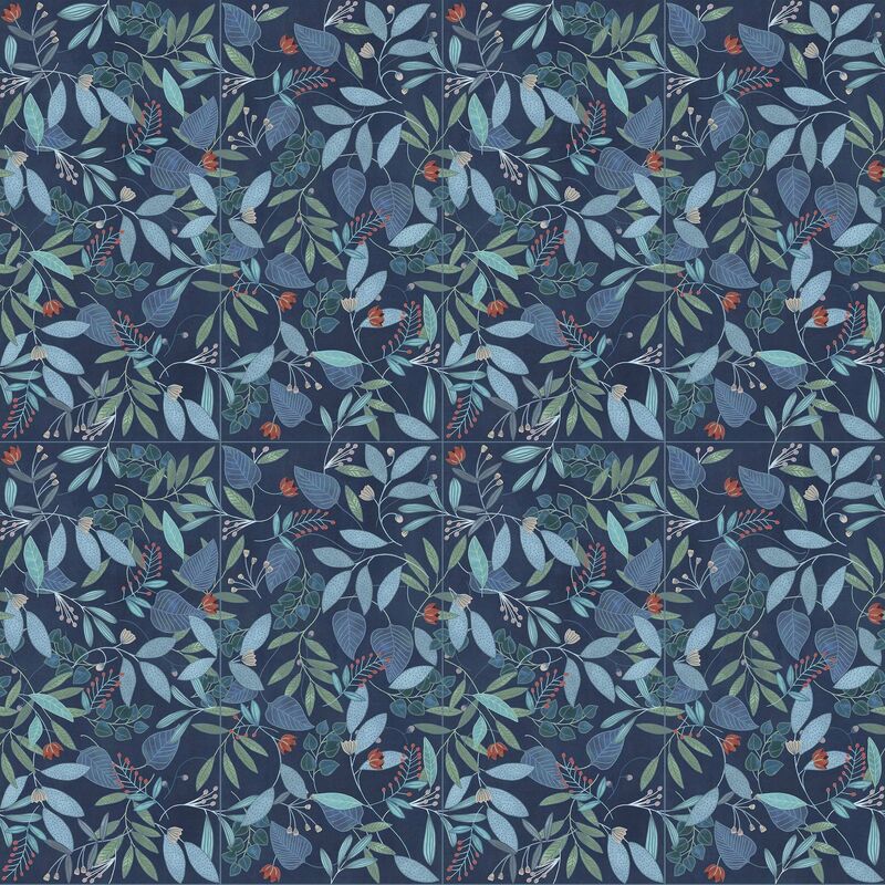 PORCELANATO ESMALTADO BLUE FOREST MATE 60X120.2 CM