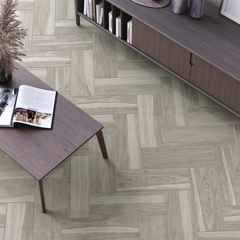 SEMIGRES ESMALTADO FORT WOOD LIGHT GREY MATE 18X50 CM