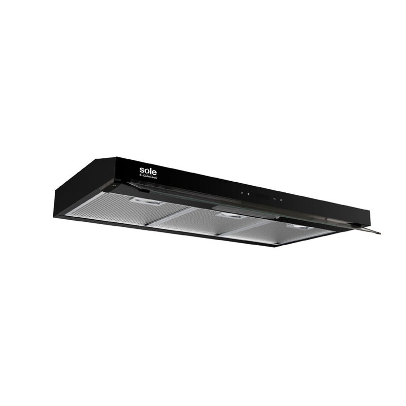 CAMPANA LINEAL SLIM BLACK 89.7X48.8X10 CM