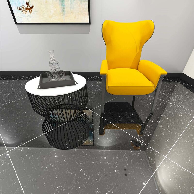 PORCELANATO NO ESMALTADO BARI NEGRO PULIDO 60X60 CM