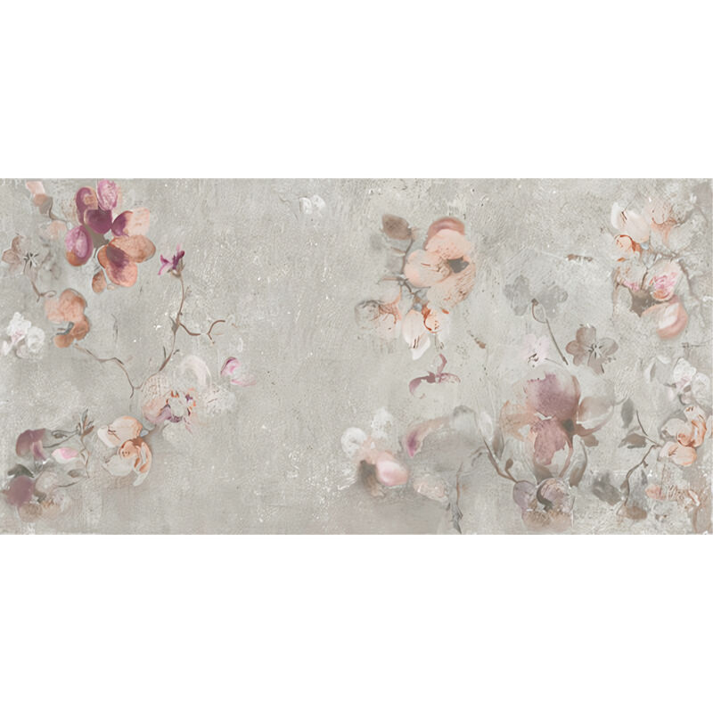 PORCELANATO ESMALTADO FLOWER GREY MATE 60X120.20 CM