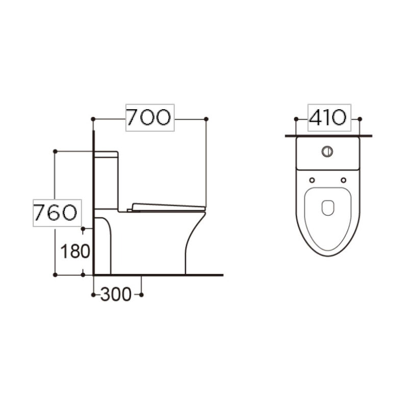 KLIPEN INODORO DUO DECORATIVO BLANCO