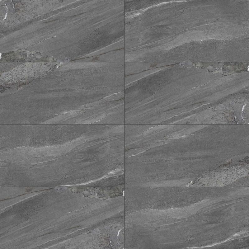 SEMIGRES ESMALTADO KHAOS DARK GRAY MATE 77X153 CM