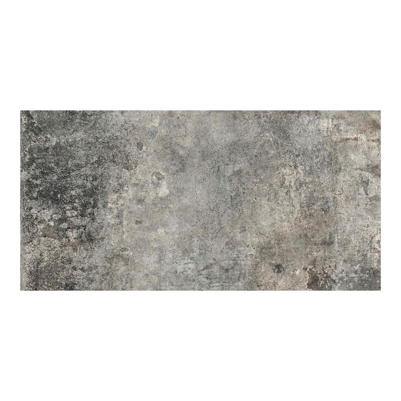 PORCELANATO NO ESMALTADO RUSTY METAL SILVER LAPATO 60X120 CM