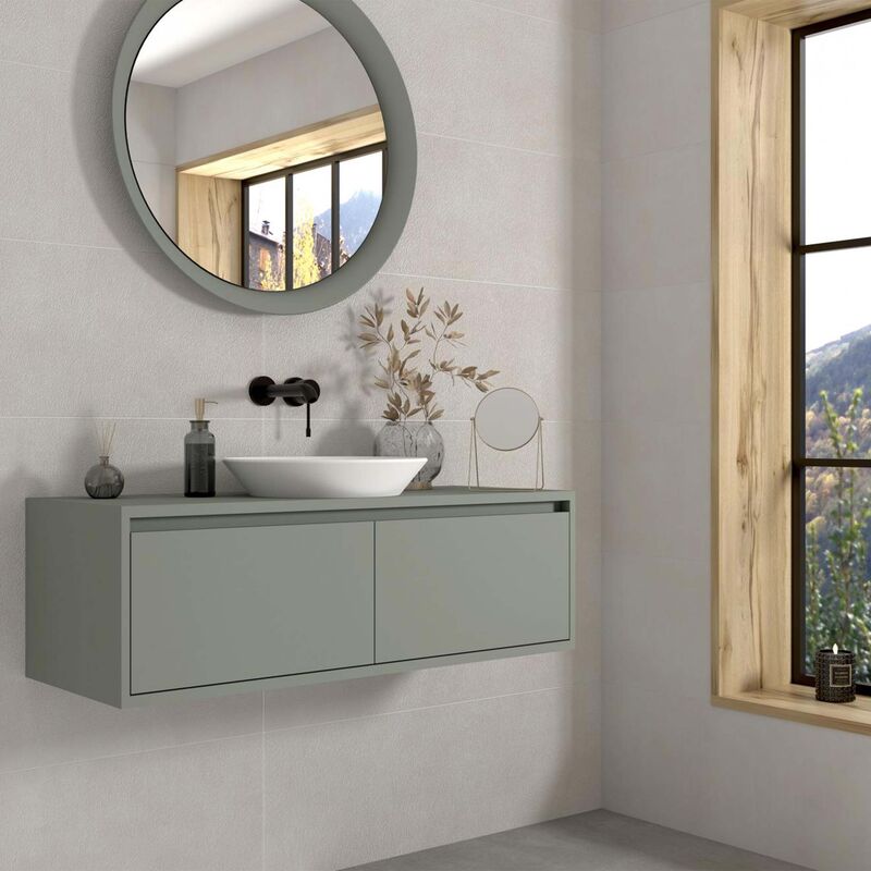 CERÁMICO ESMALTADO AGERI BLANCO MATE 33X100 CM