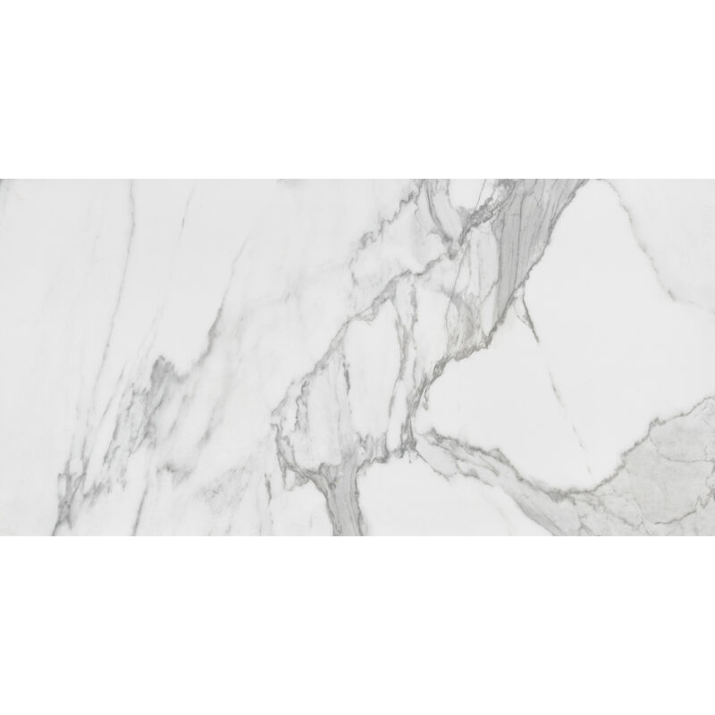 PORCELANATO NO ESMALTADO STATUARIO WHITE PULIDO 60X120CM