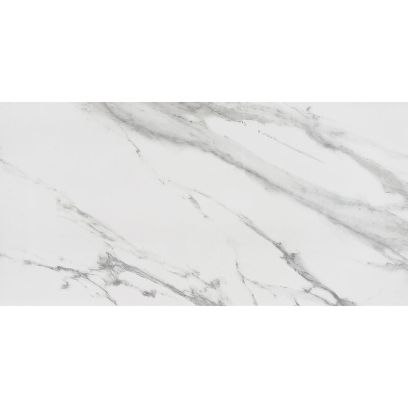 PORCELANATO NO ESMALTADO STATUARIO WHITE PULIDO 60X120CM