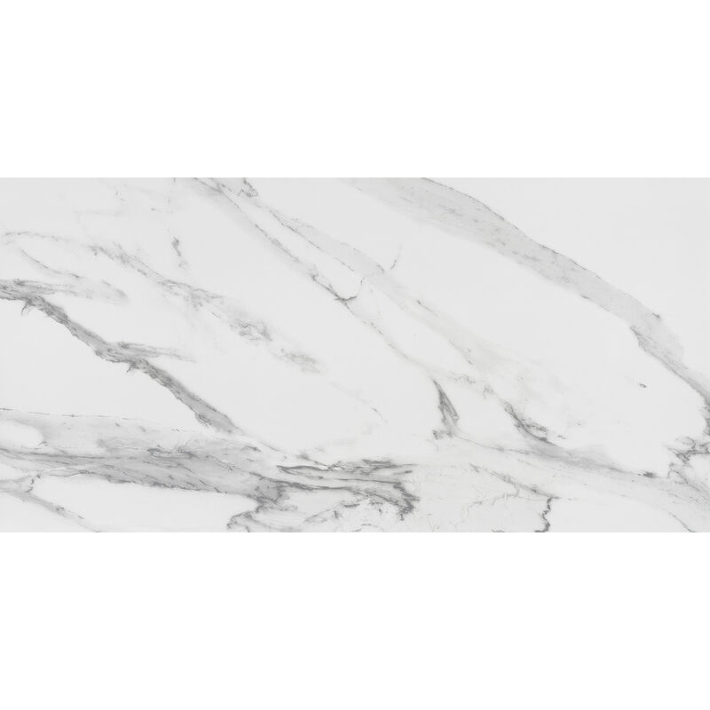PORCELANATO NO ESMALTADO STATUARIO WHITE PULIDO 60X120CM