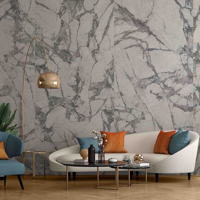 PORCELANATO ESMALTADO INVISIBLE GREY PULIDO 120X270 CM