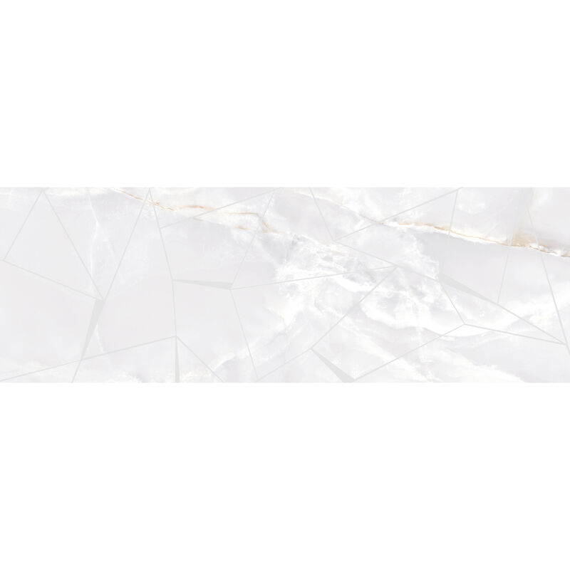 CERÁMICO ESMALTADO ETERNAL DECOR WHITE MATE 33.3X100 CM