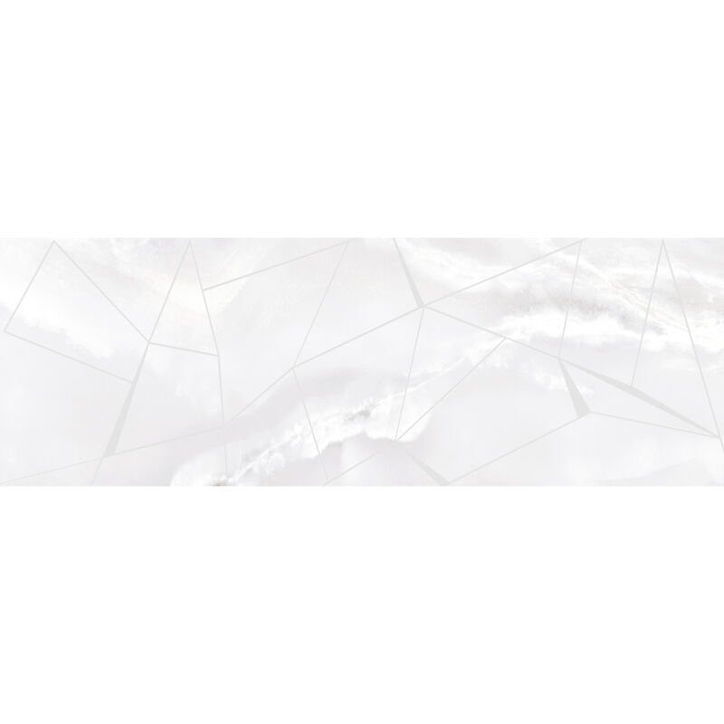 CERÁMICO ESMALTADO ETERNAL DECOR WHITE MATE 33.3X100 CM