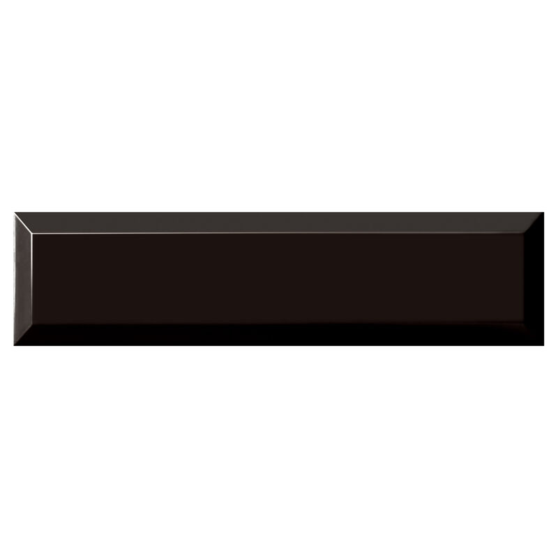CERÁMICO ESMALTADO URBAN BRICK BLACK BRILLO 7.5X30 CM