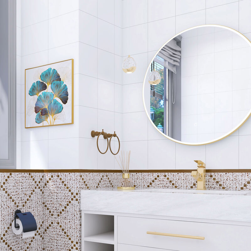 GRES PORCELÁNICO ESMALTADO DOLCE VITA BLANCO MATE 20X20 CM
