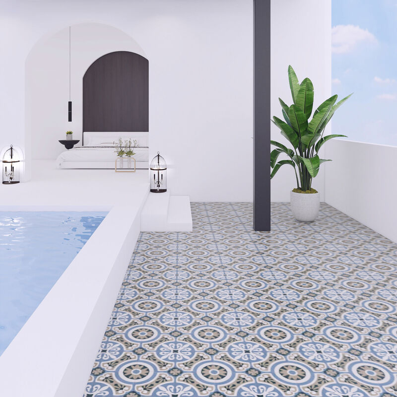 GRES PORCELÁNICO ESMALTADO DOLCE VITA CINQUE MATE 20X20 CM