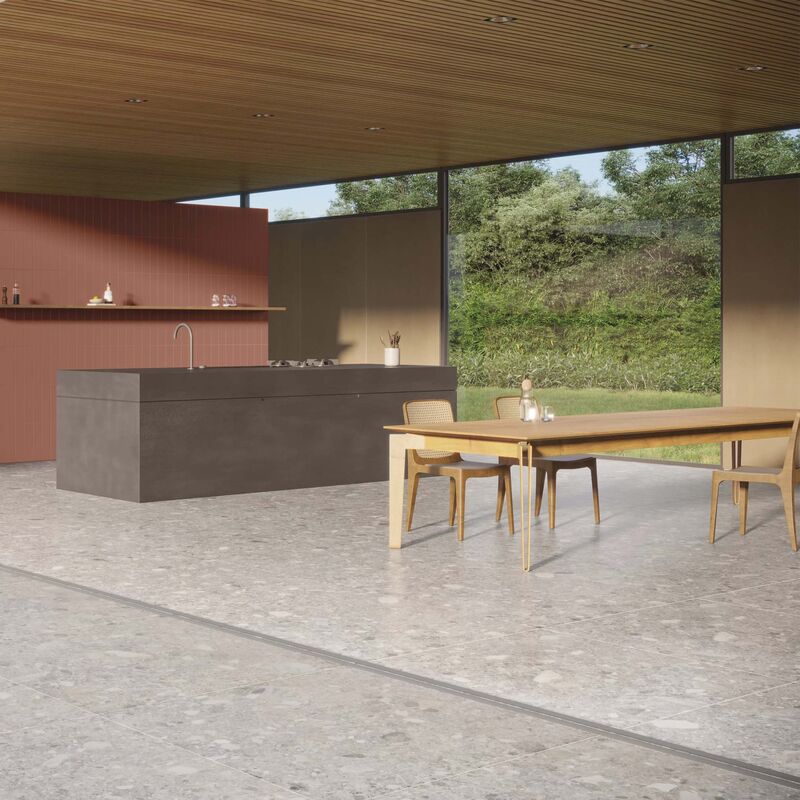 PORCELANATO ESMALTADO LOMBARDA VIVA ARGENTO MATE 59.85X119.85 CM