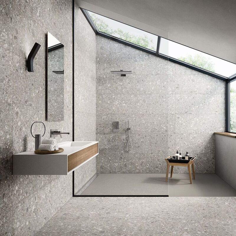 PORCELANATO ESMALTADO LOMBARDA VIVA ARGENTO MATE 59.85X119.85 CM