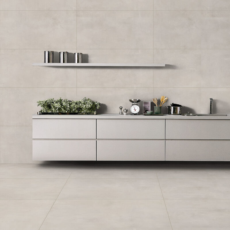 PORCELANATO ESMALTADO CRETA ASH MATE 59.85X119.85 CM
