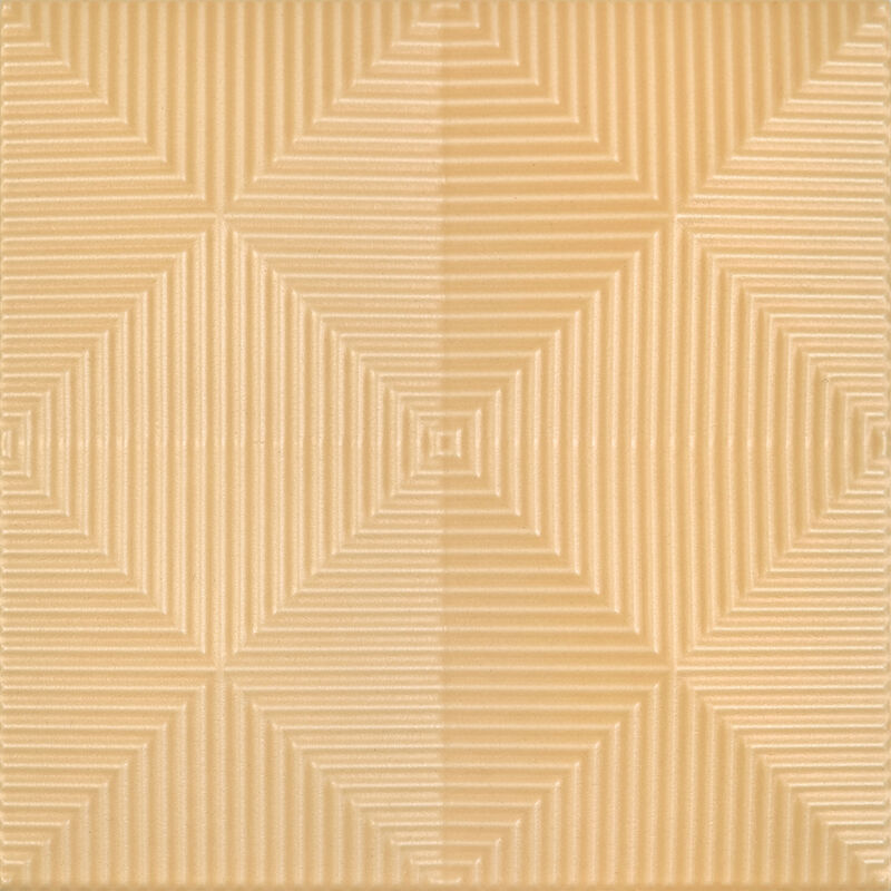 CERÁMICO NO ESMALTADO ARTEMATICA MINI MOSTARDA MATE 15.55X15.55 CM