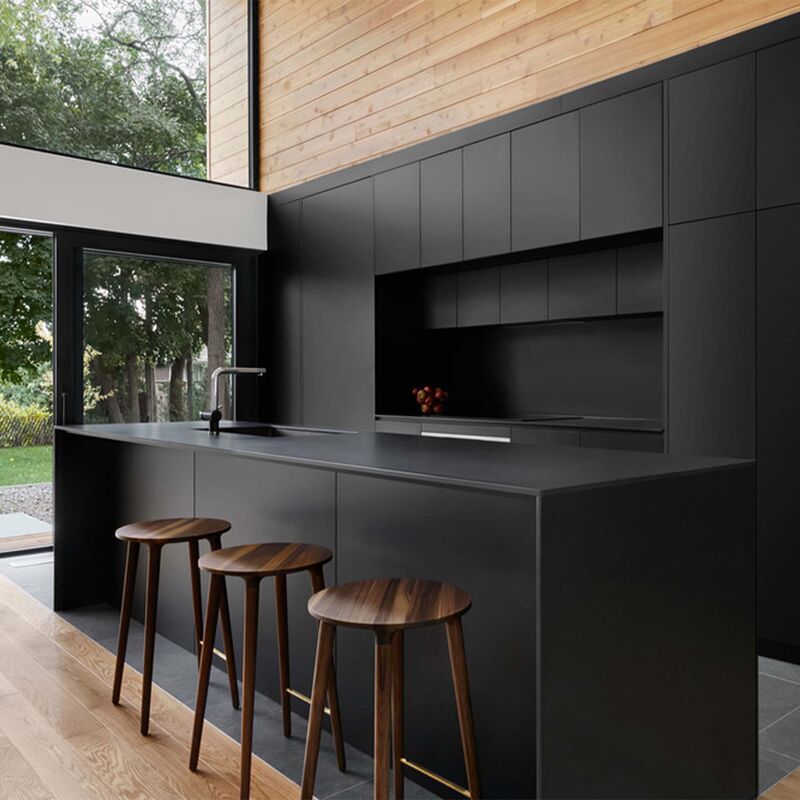 TABLERO POWER TOP BLACK MATTE PIEDRA SINTERIZADA - 160X320 CM