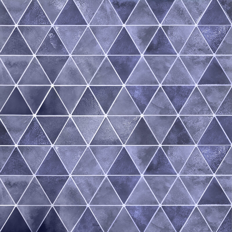 PORCELANATO ESMALTADO TRIANGLE CRAFT NAVY SATINADO 48.5X28 CM