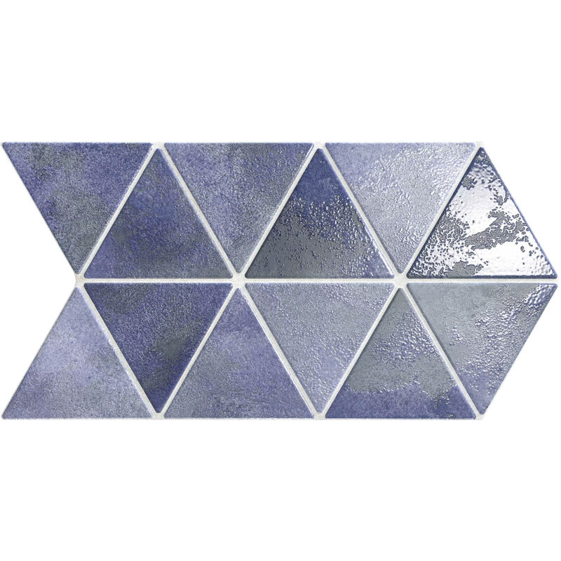 PORCELANATO ESMALTADO TRIANGLE CRAFT NAVY SATINADO 48.5X28 CM