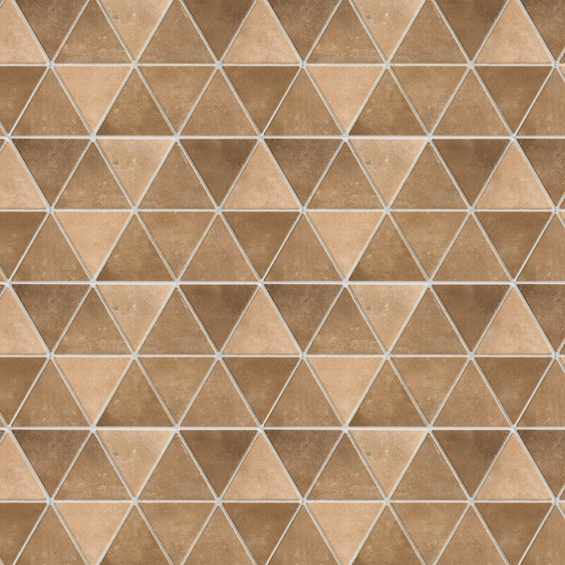 PORCELANATO ESMALTADO TRIANGLE PARMA TERRA RUSTICO 48.5X28 CM