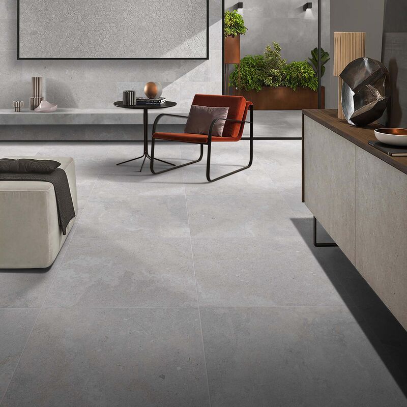 GRES PORCELÁNICO ESMALTADO MILAN MARBLE ASH MATE 60X60 CM