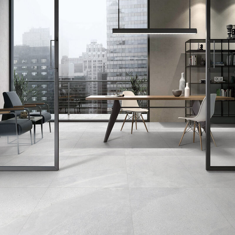 GRES PORCELÁNICO ESMALTADO FLAGSTONE BIANCO MATE 60X60 CM