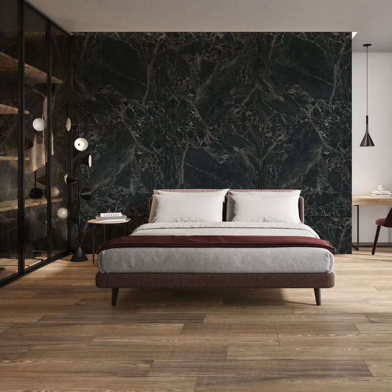 PORCELANATO ESMALTADO OPALO BLACK MATE 120X240 CM
