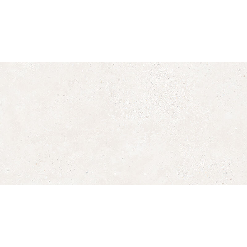 PORCELANATO ESMALTADO PEBBLE WHITE MATE 60X120 CM