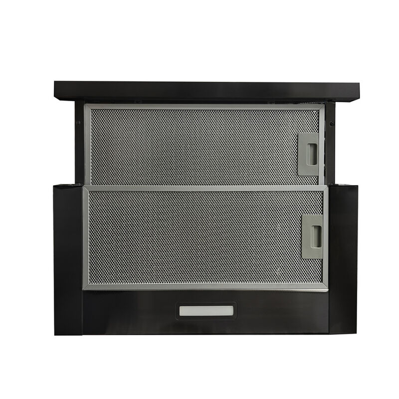 SOLE CAMPANA TELESCÓPICA SPAZIO BLACK 60 CM 59.6X32.5/49X21.5 CM