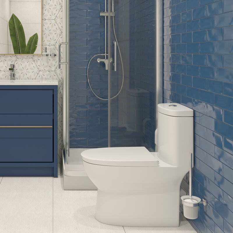 INODORO ONE PIECE APOLO BLANCO 3.5L / 4.8L - ELONGADO 70X39X75 CM