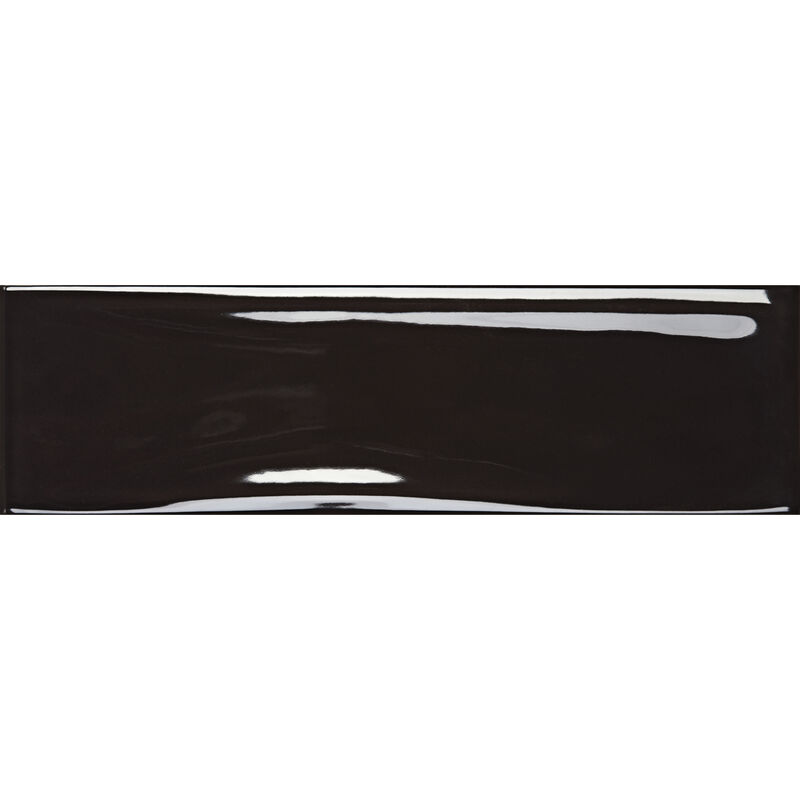 CERÁMICO ESMALTADO VIVANT NOIR BRILLO 6.98X24.54 CM