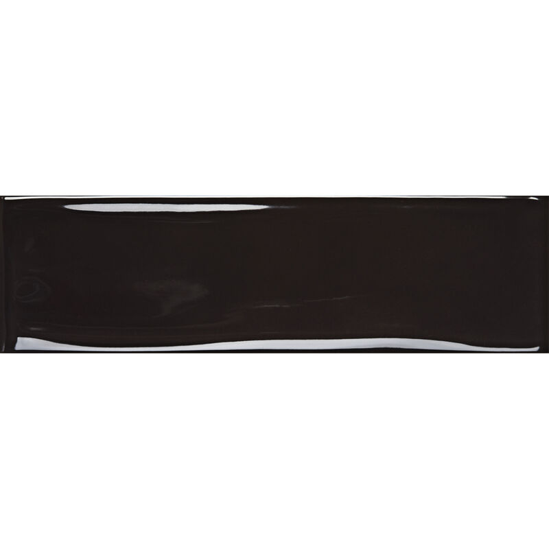 CERÁMICO ESMALTADO VIVANT NOIR BRILLO 6.98X24.54 CM