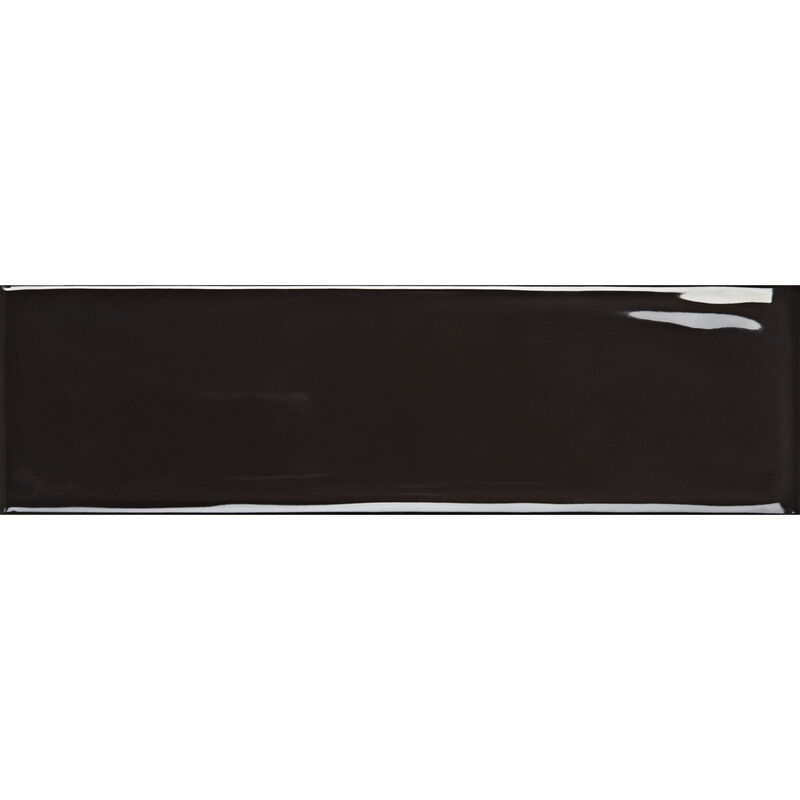 CERÁMICO ESMALTADO VIVANT NOIR BRILLO 6.98X24.54 CM