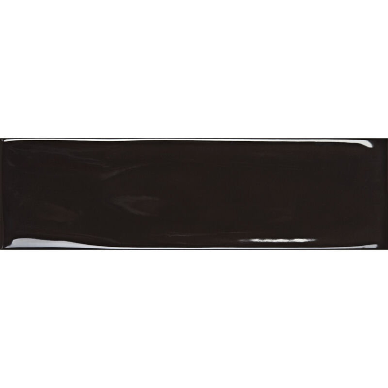 CERÁMICO ESMALTADO VIVANT NOIR BRILLO 6.98X24.54 CM