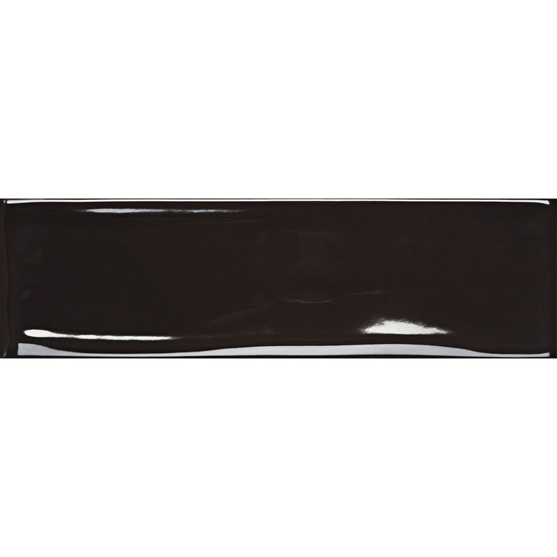 CERÁMICO ESMALTADO VIVANT NOIR BRILLO 6.98X24.54 CM