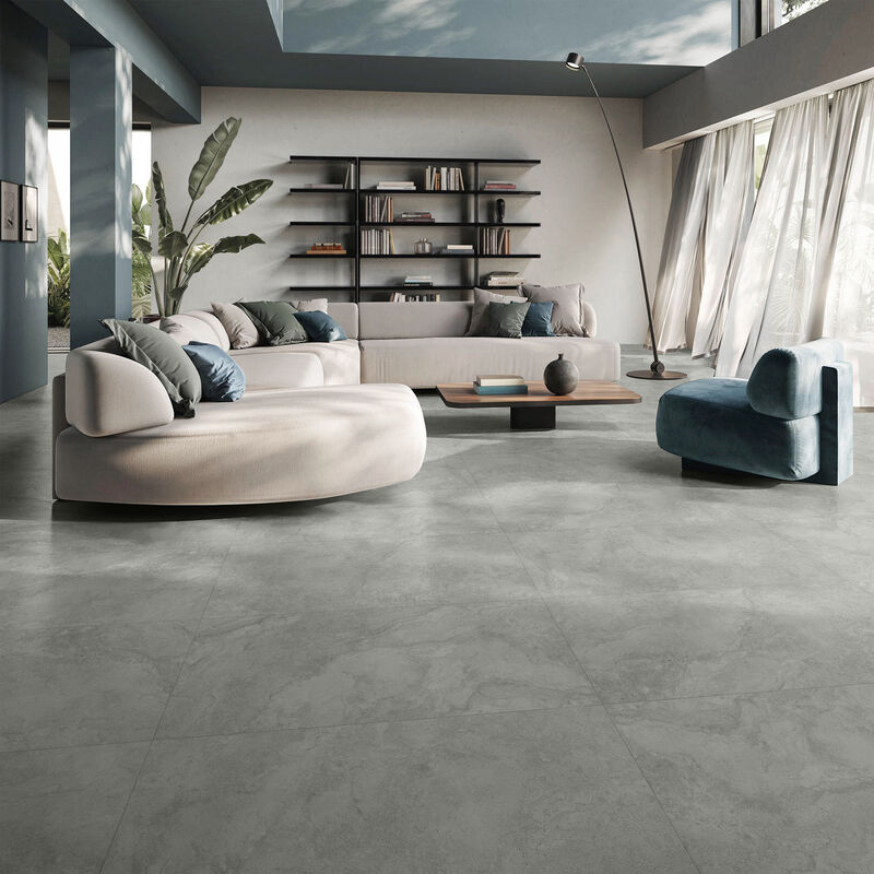 PORCELANATO ESMALTADO TRAVERTINO MALBEK GREY MATE 60X120 CM